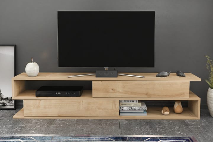 UKHAND Tv-bänk 160x38,6 cm Brun - Möbler - Vardagsrum - Tv-möbler & mediamöbler - Tv-bänkar