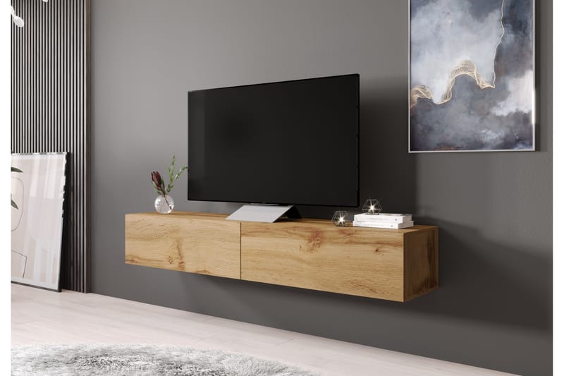 VIGNALE Tv-bänk 180x40x30 cm Ekfärg - Möbler - Vardagsrum - Tv-möbler & mediamöbler - Tv-bänkar