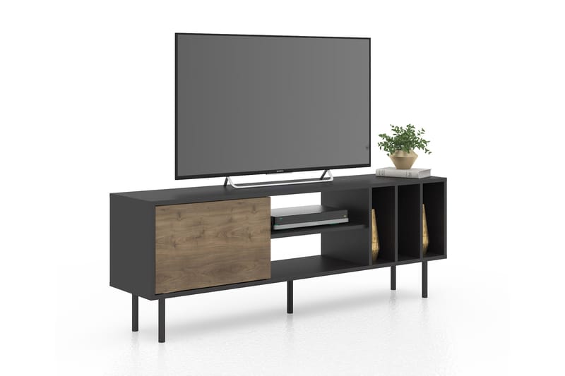 ZOGANE TV-bänk 160 cm Brun - Möbler - Vardagsrum - Tv-möbler & mediamöbler - Tv-bänkar