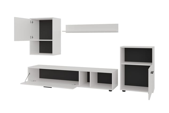 HALIAD Tv-möbelset Vit - Möbler - Vardagsrum - Tv-möbler & mediamöbler - Tv-möbelset