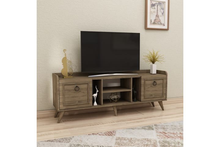 IRUBHI Tv-möbelset 150x35 cm Brun - Möbler - Vardagsrum - Tv-möbler & mediamöbler - Tv-möbelset