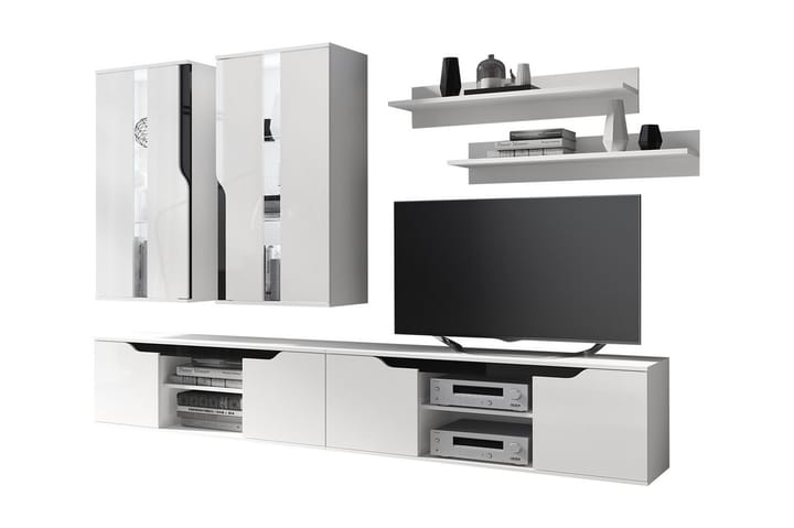 Lanco TV-möbelset - Grå/Vit - Möbler - Vardagsrum - Tv-möbler & mediamöbler - Tv-möbelset