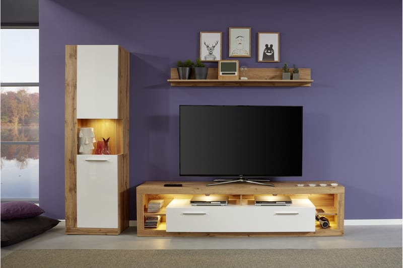 PERNICANO TV-Möbelset Brun - Möbler - Vardagsrum - Tv-möbler & mediamöbler - Tv-möbelset