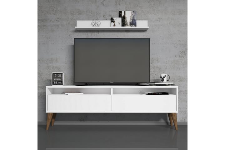 SHEEL TV-Möbelset 150 cm Vit - Extra Vit - Möbler - Vardagsrum - Tv-möbler & mediamöbler - Tv-möbelset