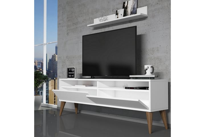 SHEEL TV-Möbelset 150 cm Vit - Extra Vit - Möbler - Vardagsrum - Tv-möbler & mediamöbler - Tv-möbelset