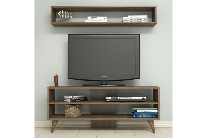 TALERYD TV-Möbelset 120 cm Brun - Möbler - Vardagsrum - Tv-möbler & mediamöbler - Tv-möbelset