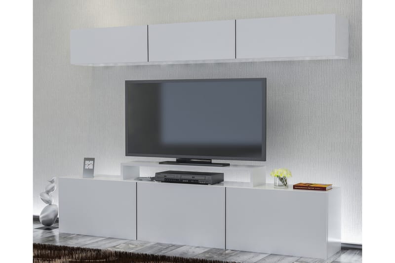TONYA Tv-bänk Vit - Vit - Möbler - Vardagsrum - Tv-möbler & mediamöbler - Tv-möbelset