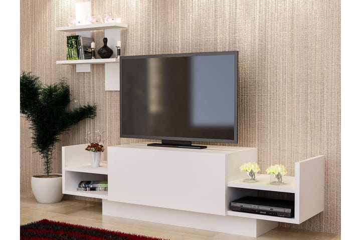TONYA Tv-bänk Vit - Vit - Möbler - Vardagsrum - Tv-möbler & mediamöbler - Tv-möbelset