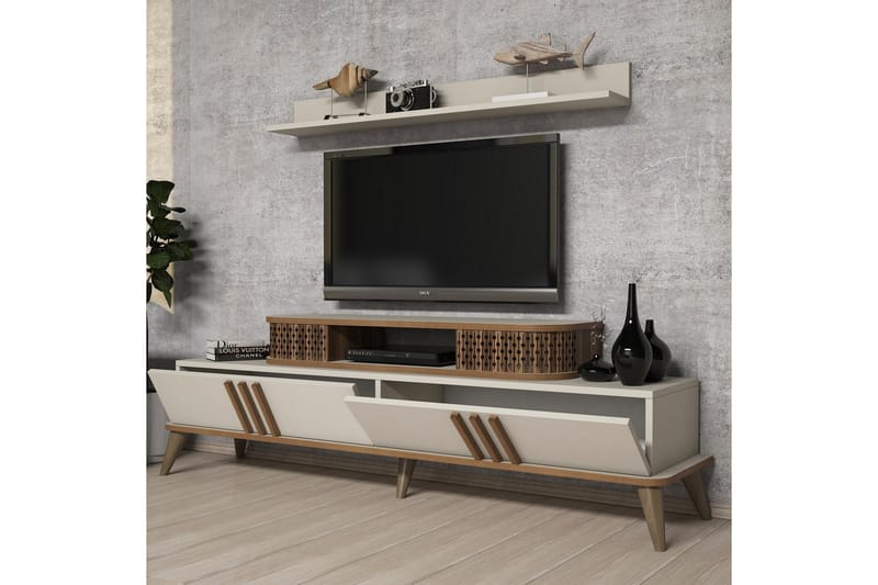 VARRED TV-Möbelset 168 cm Brun - Möbler - Vardagsrum - Tv-möbler & mediamöbler - Tv-möbelset
