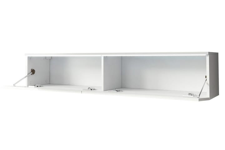 MEILLAC Tv-skåp 140 cm Vit/Natur - Möbler - Vardagsrum - Tv-möbler & mediamöbler - Tv-skåp