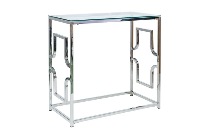 AMPOSTA Konsollbord 80 cm Glas/Silver - Möbler - Bord