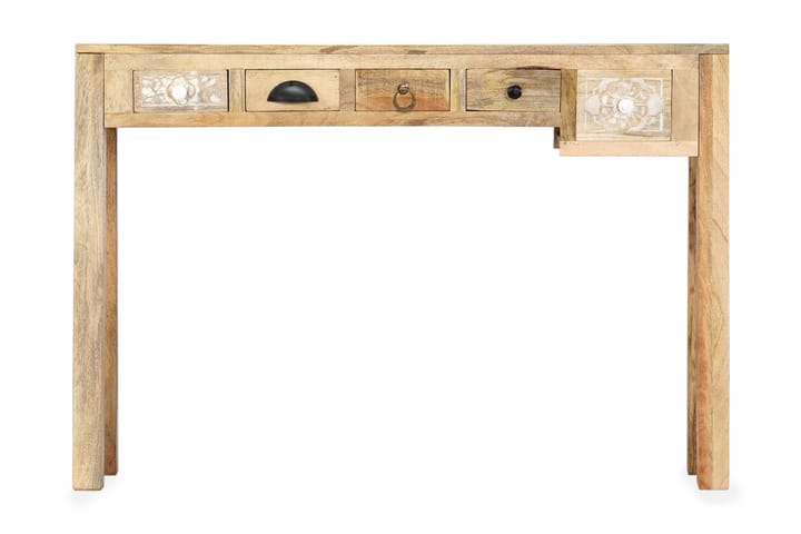 Avlastningsbord 110x30x75 cm massivt mangoträ - Brun - Möbler - Vardagsrum - Soffbord & vardagsrumsbord - Avlastningsbord