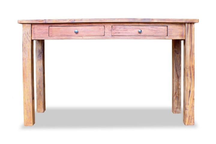 Konsolbord i massivt återvunnet trä 123x42x75 cm - Brun - Möbler - Vardagsrum - Soffbord & vardagsrumsbord - Avlastningsbord