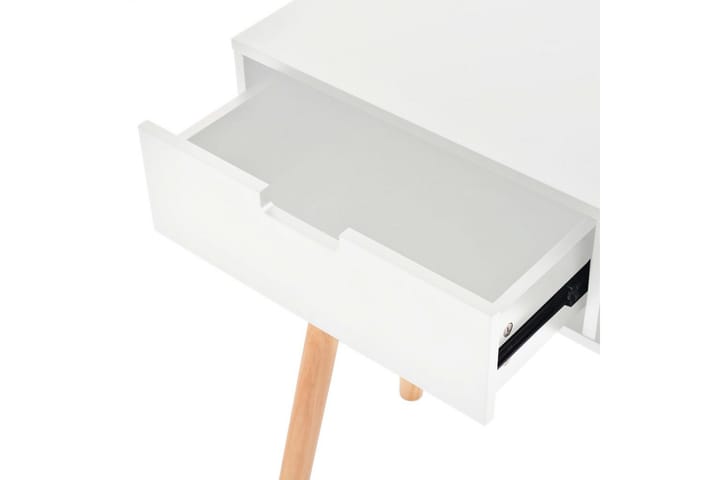 Konsolbord massiv furu 80x30x72 cm vit - Vit - Möbler - Vardagsrum - Soffbord & vardagsrumsbord - Avlastningsbord & konsolbord