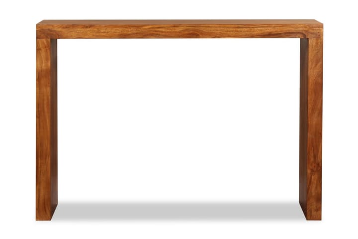 Konsolbord massivt trä med sheesham-ytbehandling 110x40x76 c
