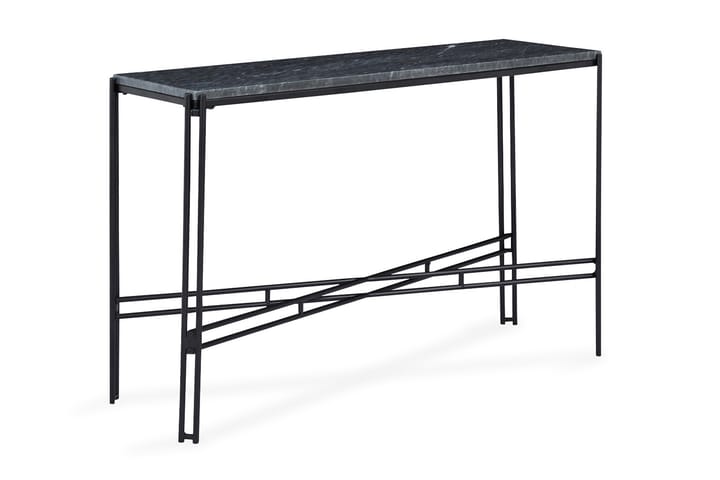 SUMAYA Avlastningsbord 100 cm Marmor Svart/Grå - Möbler - Vardagsrum - Soffbord & vardagsrumsbord - Avlastningsbord & konsolbord
