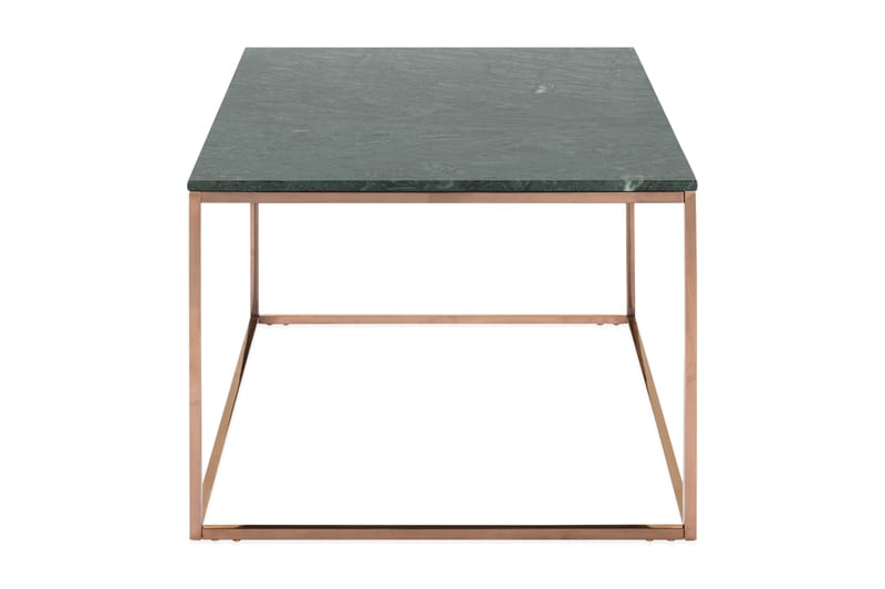 CARRIE Soffbord 120 cm Marmor/Grön/Koppar - Möbler - Vardagsrum - Soffbord & vardagsrumsbord - Marmorbord