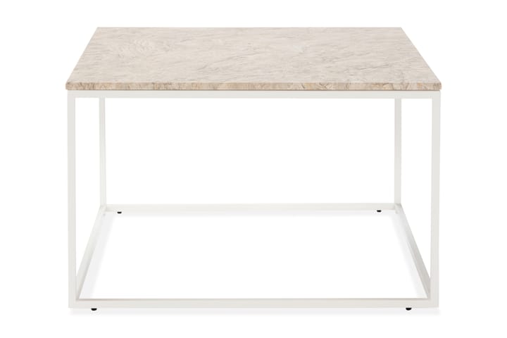 CARRIE Soffbord 70 cm Marmor/Beige/Vit - Möbler - Vardagsrum - Soffbord & vardagsrumsbord - Marmorbord