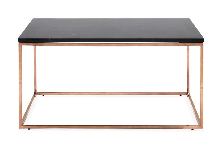 CARRIE Soffbord 90 cm Marmor/Svart/Koppar - Möbler - Vardagsrum - Soffbord & vardagsrumsbord - Soffbord