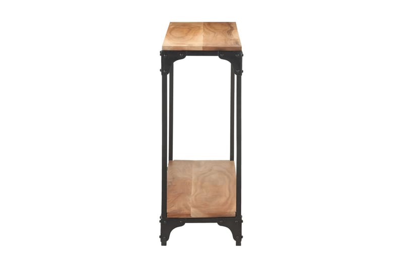 Avlastningsbord 110x30x75 cm massivt akaciaträ - Brun - Möbler - Vardagsrum - Soffbord & vardagsrumsbord - Satsbord