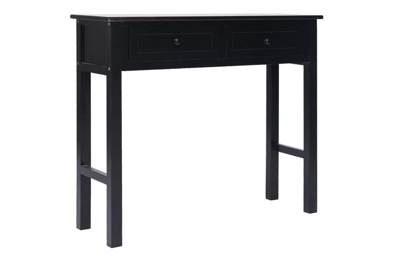 Avlastningsbord svart 90x30x77 cm trä - Svart - Möbler - Vardagsrum - Soffbord & vardagsrumsbord - Sidobord & lampbord