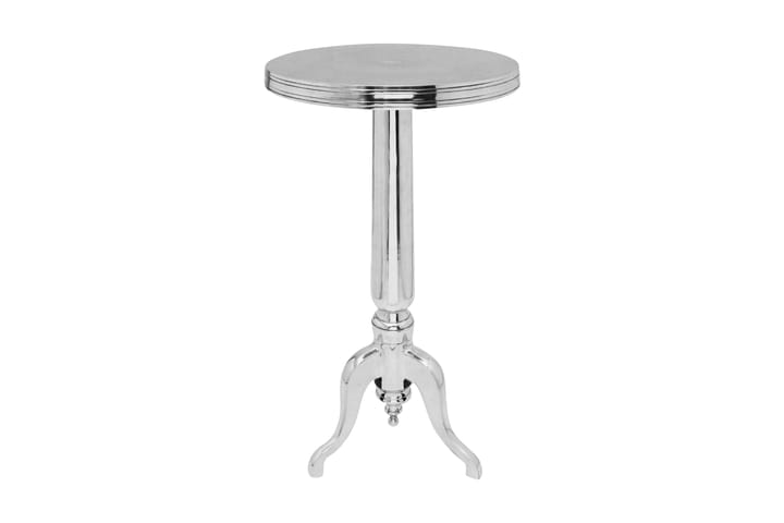 Runt sidobord aluminium silver - Silver - Möbler - Vardagsrum - Soffbord & vardagsrumsbord - Sidobord & lampbord