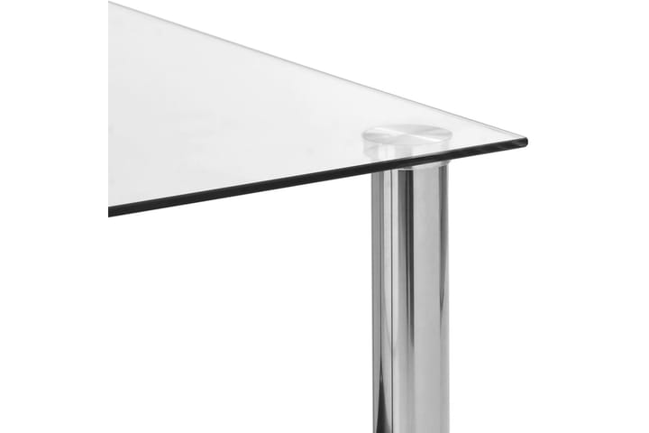 Sidobord genomskinligt 45x50x45 cm glas - Transparent - Möbler - Vardagsrum - Soffbord & vardagsrumsbord - Sidobord & lampbord