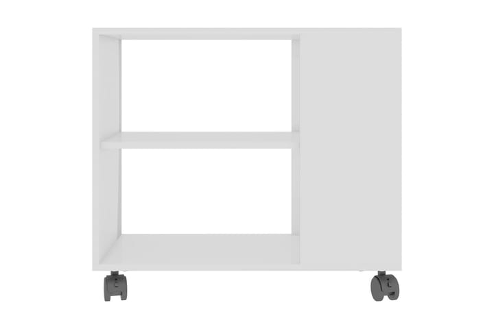 Sidobord vit högglans 70x35x55 cm spånskiva - Vit - Möbler - Vardagsrum - Soffbord & vardagsrumsbord - Sidobord & lampbord