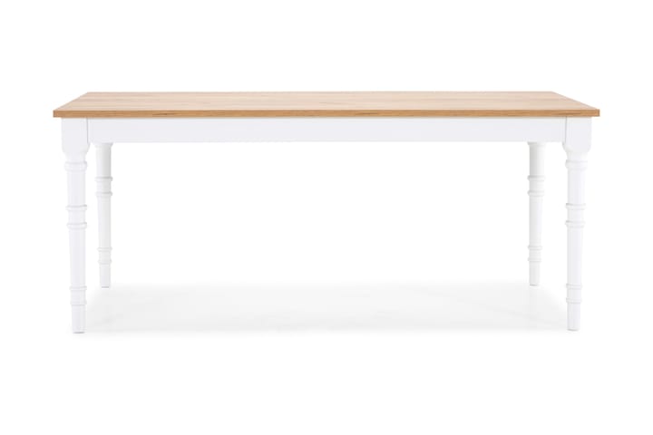 ALINE Soffbord 130 cm Ekfanér/Vit - Möbler - Vardagsrum - Soffbord & vardagsrumsbord - Soffbord