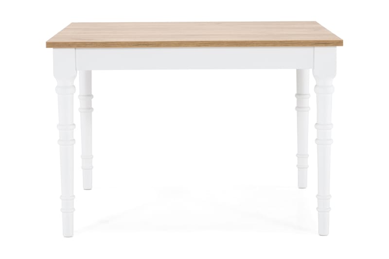 ALINE Soffbord 80 cm Ekfanér/Vit - Vit - Möbler - Vardagsrum - Soffbord & vardagsrumsbord - Soffbord
