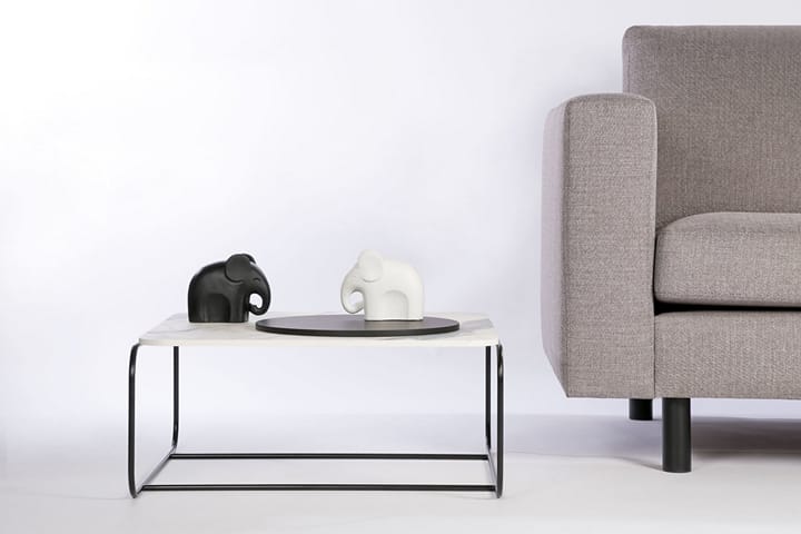 AMATELL Soffbord 60 cm Svart/Vit - Möbler - Vardagsrum - Soffbord & vardagsrumsbord - Soffbord