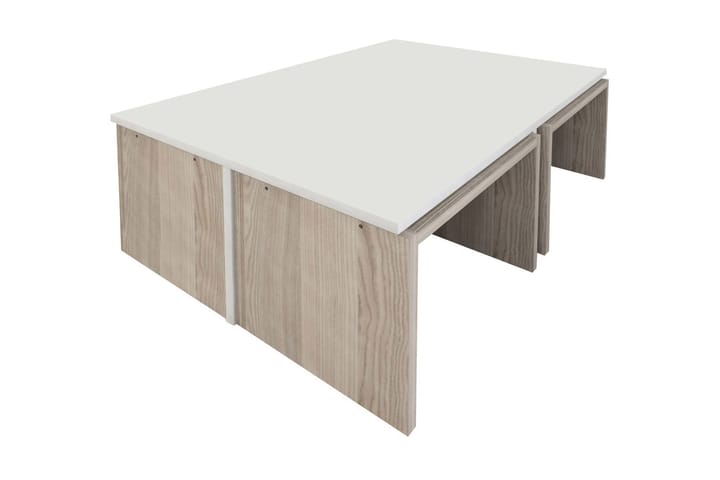 DALINA Soffbord 90 cm Vit - Vit - Möbler - Vardagsrum - Soffbord & vardagsrumsbord - Soffbord