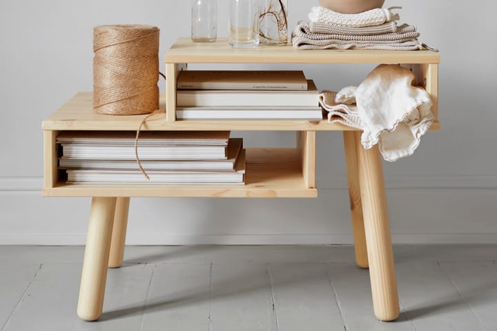 HAKO Soffbord 65 cm med Förvaring Hylla Tall/Natur - Karup Design - Möbler - Vardagsrum - Soffbord & vardagsrumsbord - Soffbord