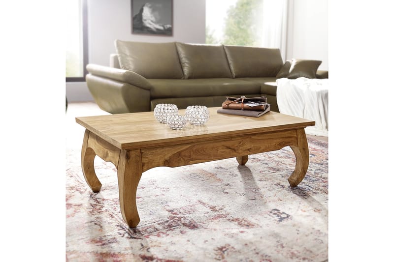 KORPOLA Soffbord 110 cm Akacia - Möbler - Vardagsrum - Soffbord & vardagsrumsbord - Soffbord