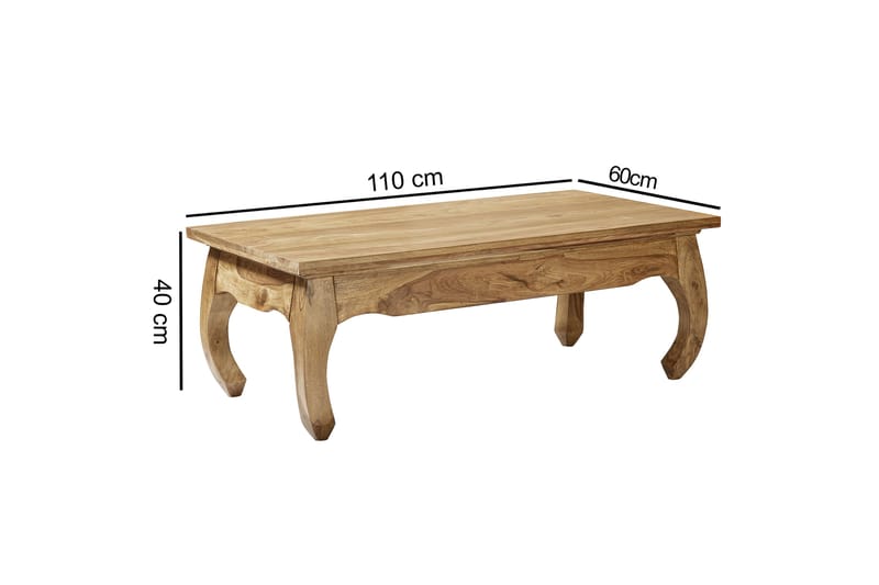 KORPOLA Soffbord 110 cm Akacia - Möbler - Vardagsrum - Soffbord & vardagsrumsbord - Soffbord