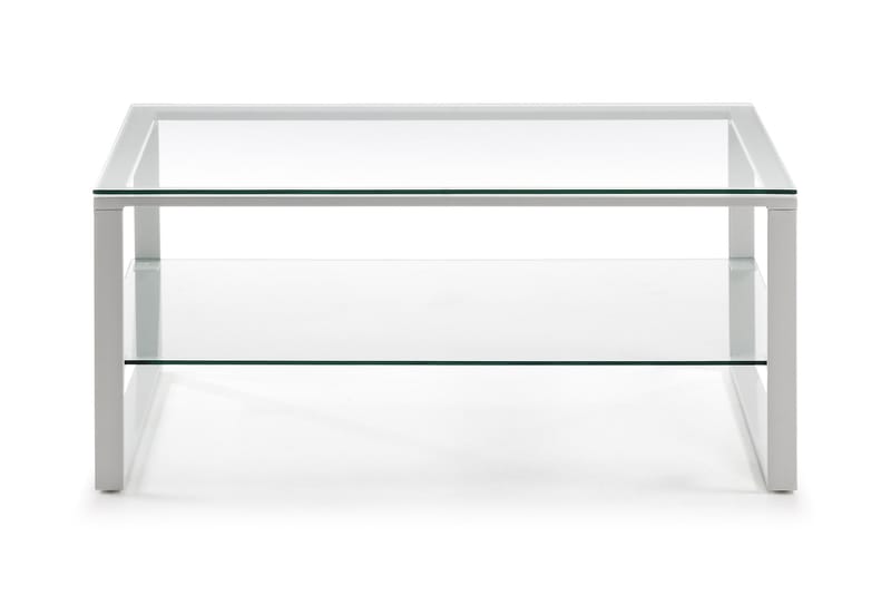 MANDAL Soffbord 55 Glas/Ljusgrå - Utemöbler - Utemöbelgrupp - Loungegrupp