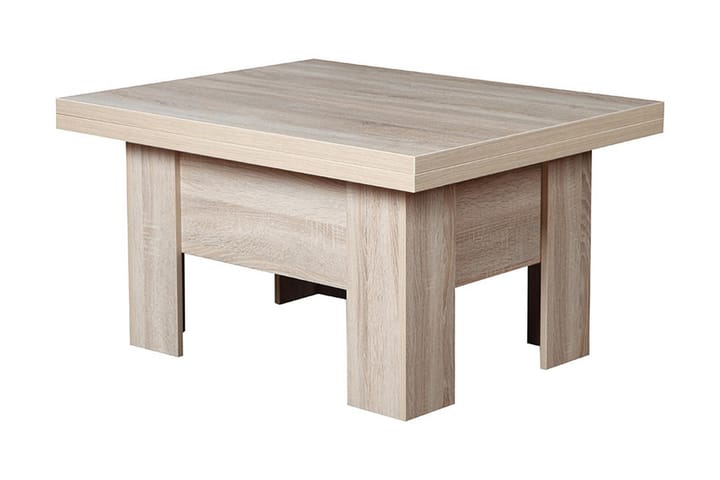 MATTY Soffbord 100 cm Beige/Grå - Beige/Grå - Möbler - Vardagsrum - Soffbord & vardagsrumsbord - Soffbord