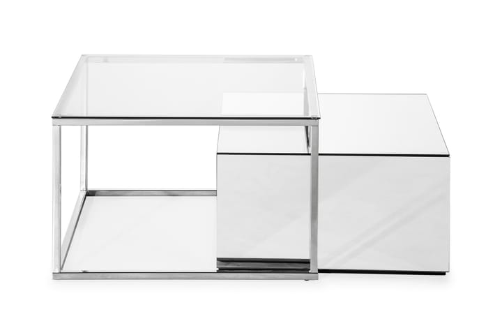 MESON Soffbord 70 cm Spegel/Glas/Vit - Möbler - Vardagsrum - Soffbord & vardagsrumsbord - Soffbord