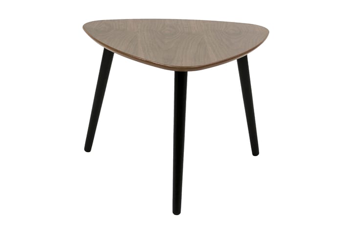 MINGEL Soffbord 62 cm Ovalt Valnöt/Svart - Möbler - Vardagsrum - Soffbord & vardagsrumsbord - Soffbord