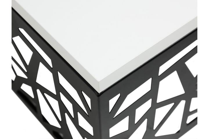 PALIS Soffbord 60x60x45 cm - Svart/Vit - Möbler - Vardagsrum - Soffbord & vardagsrumsbord - Soffbord