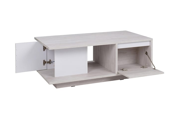 RARICK Soffbord 120 cm med Förvaring Valnötsbrun/Svart - Trä/Svart - Möbler - Vardagsrum - Soffbord & vardagsrumsbord - Soffbord