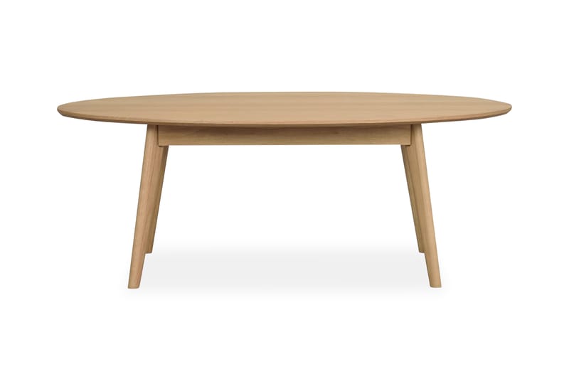 REFRESH Soffbord 130 cm Ovalt Lackad Ek - Möbler - Vardagsrum - Soffbord & vardagsrumsbord - Soffbord
