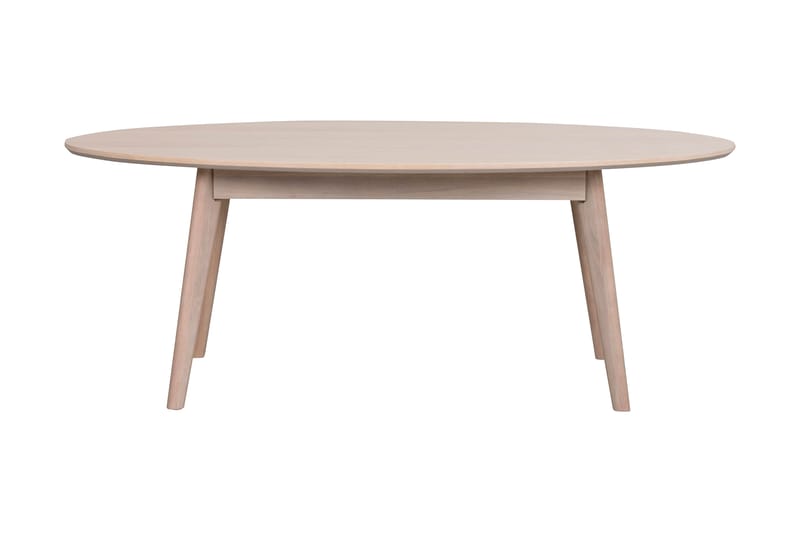 REFRESH Soffbord 130 cm Ovalt Vitlaserad Ek - Möbler - Vardagsrum - Soffbord & vardagsrumsbord - Soffbord