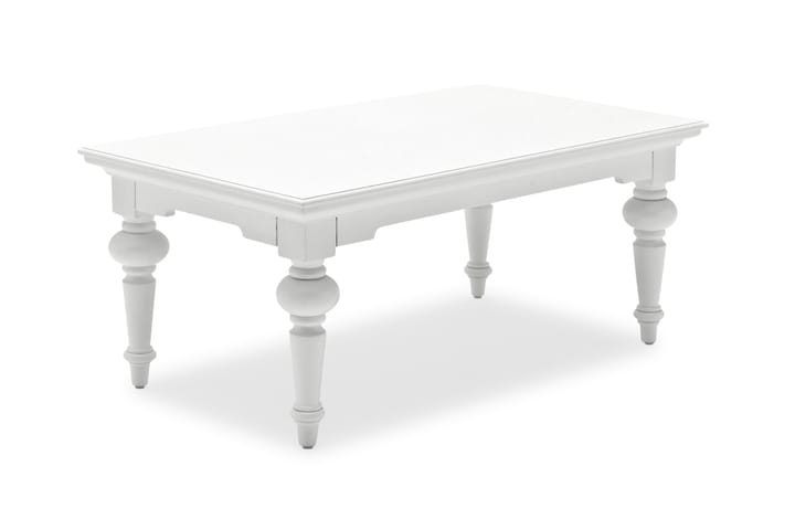RODRIGO Soffbord 120 cm Mahogny/Vit - Möbler - Vardagsrum - Soffbord & vardagsrumsbord - Soffbord