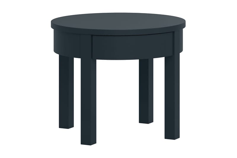 SIMPLE Soffbord 54 cm Runt med Förvaring Lådor Svart - Möbler - Vardagsrum - Soffbord & vardagsrumsbord - Soffbord