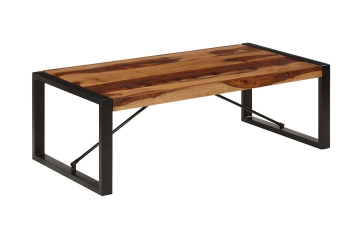 Soffbord 120x60x40 cm massivt sheshamträ - Brun - Möbler - Vardagsrum - Soffbord & vardagsrumsbord - Soffbord