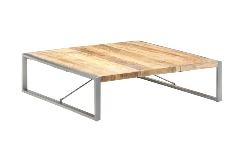 Soffbord 140x140x40 cm grovt mangoträ - Brun - Möbler - Vardagsrum - Soffbord & vardagsrumsbord - Soffbord