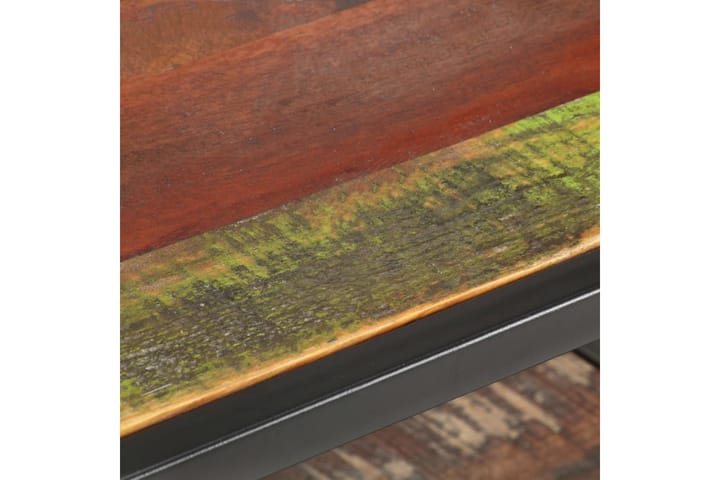 Soffbord 60x60x35 cm massivt återvunnet trä - Flerfärgad - Möbler - Vardagsrum - Soffbord & vardagsrumsbord - Soffbord