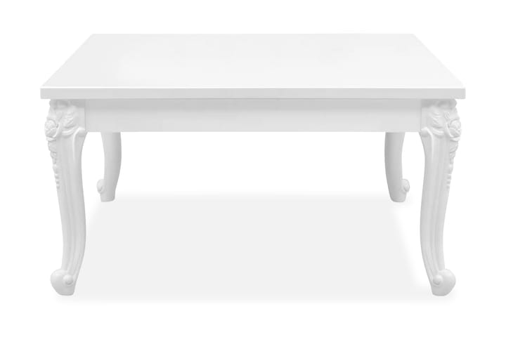 Soffbord 80x80x42 cm vit högglans - Vit - Möbler - Vardagsrum - Soffbord & vardagsrumsbord - Soffbord
