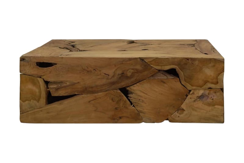 Soffbord 90x50x30 cm äkta teak Valnötsbrun - Valnötsbrun - Möbler - Vardagsrum - Soffbord & vardagsrumsbord - Soffbord